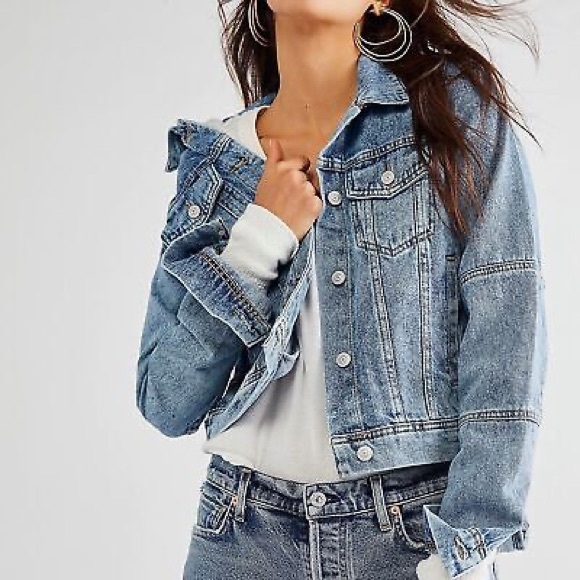 Free People Rumors Jean Jacket - Picture 2 of 8
